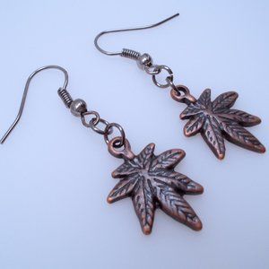 Earrings - Cannabis Leaves